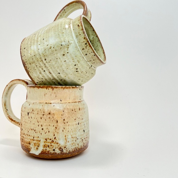 Jan Mac Sweeney Handmade Stoneware Mugs | Neutral Farmhouse Pottery (2) - Picture 1 of 16